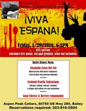 Seafood Paella Buffet Dinner With LIve Flamenco Guitarist