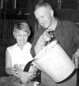 Dr. Gerald and Mary Ivancie, owners of Denver's first post-Prohibition winery.